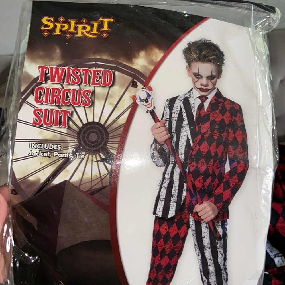 Halloween costume - twisted circus suit